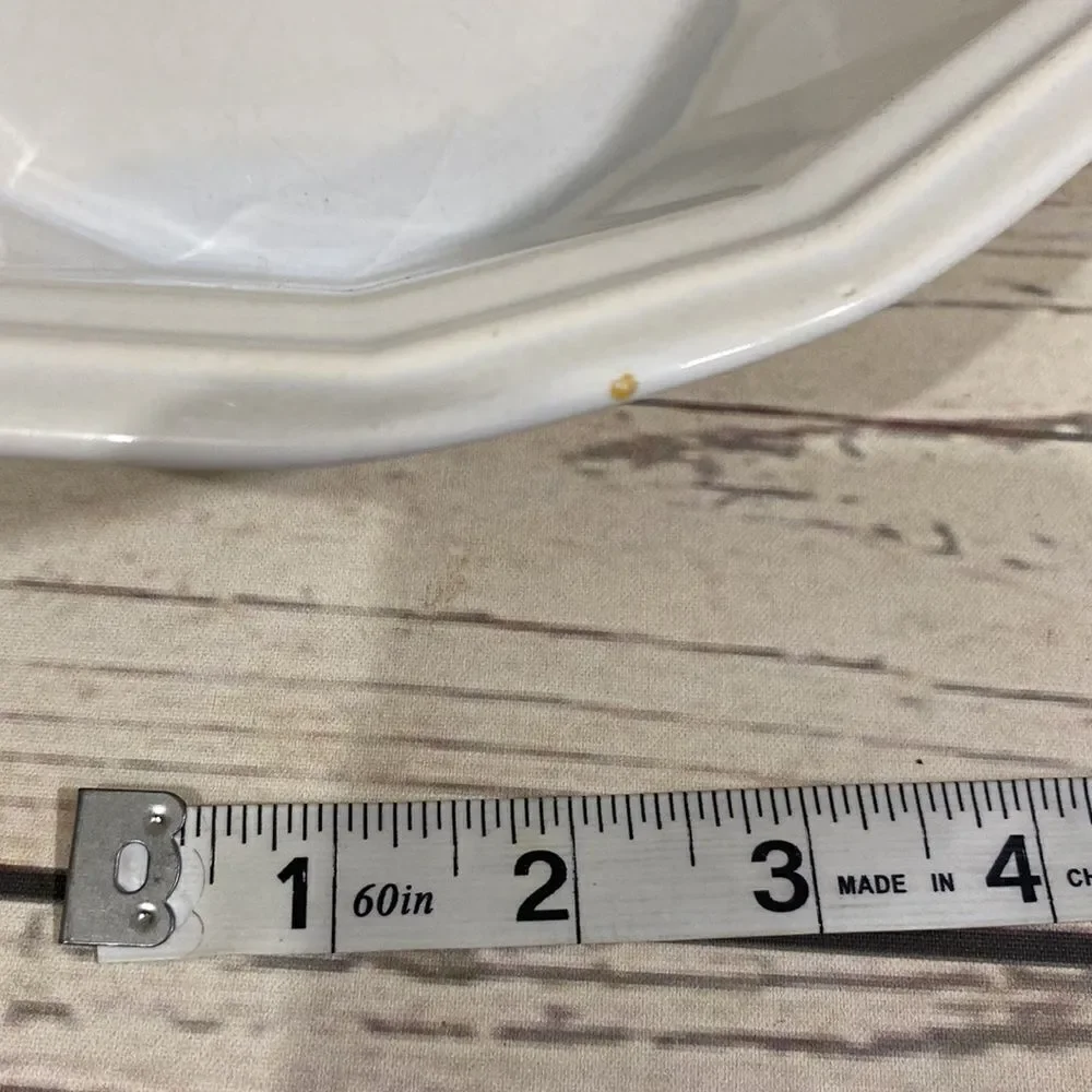 Homer Laughlin COLONIAL WHITE: 9" Vegetable Serving Bowl - Picture 3 of 5